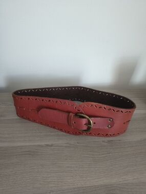 Lucky Penny Leather Belt
